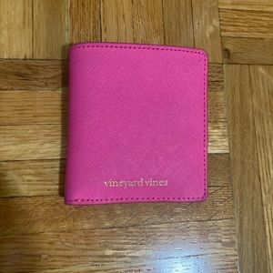 Very Gently Used Vineyard Vines Hot Pink Billfold Wallet